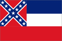 The flag of Mississippi